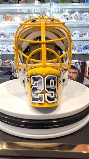 #29 Pittsburgh final mask tribute 2025-26 M-A Fleury | Goalie Mask Collector