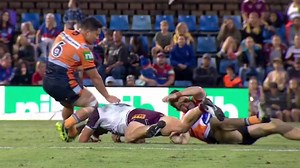15K views · 148 reactions | ‪Warning graphic viewing:‬ ‪Concern for Aidan Guerra is significant syndesmosis injury with possible ankle fracture/dislocation. Would be at least a 3+ month recovery period if either confirmed. Fingers crossed for him #NRLKnightsManly ‬ | NRL Physio | Facebook