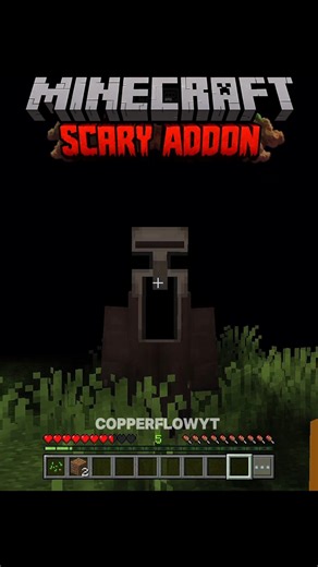 Minecraft scary addon for Bedrock edition 🤯 part 10