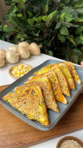 Corn Sesame toast