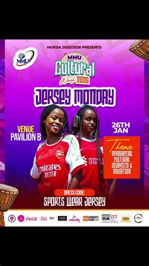 MULTIMEDIA UNIVERSITY Cultural Week Day 1 Jersey Monday Edition #jerseymonday #multimediauniversity #manchestervsarsenal #universitylife #cumpuslife