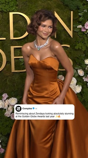 COMPLEX on Instagram: "Still not over Zendaya at the Golden Globes last year ✨"