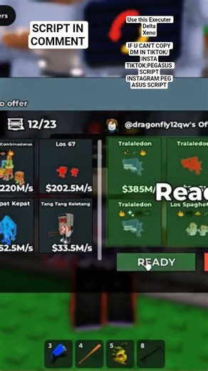 FREEZE TRADE KEYLESS SCRIPT,Steal a brainrot ‎#roblox #stealabrainrot #script #sab #fyp