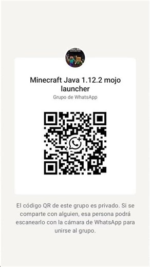 nuevo grupo de WhatsApp de Minecraft Java