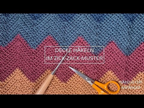 Decke häkeln - ganz einfach für Anfänger