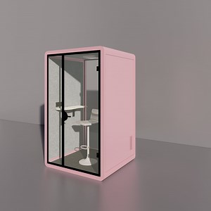 [Hot Item] Office Furniture Movable Prefab Office Pod with Desk Silence Soundproof Booth Office Pod