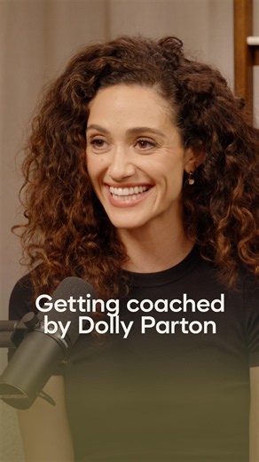 Emmy Rossum shares what it was like to be coached by Dolly Parton