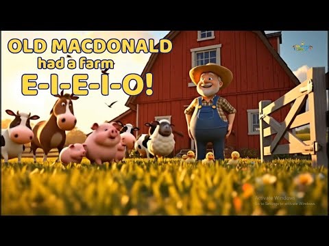Old MacDonald Had a Farm 🐮🦆🐷 | Animal Sounds Song for Kids | Nursery Rhymes