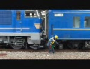 【アス比修正版】 EF510-500番台 試験走行 連結失敗？ 黒磯にて 2010.4.3