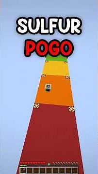 SULFUR POGO WAS MADE FOR ME 🦘 #minecraft
