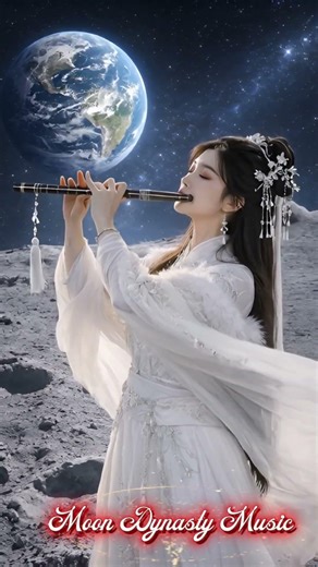 Moonlight Dizi on the Moon 🌕 | Ethereal Chinese Flute Music from Another World #dizi #diziflute