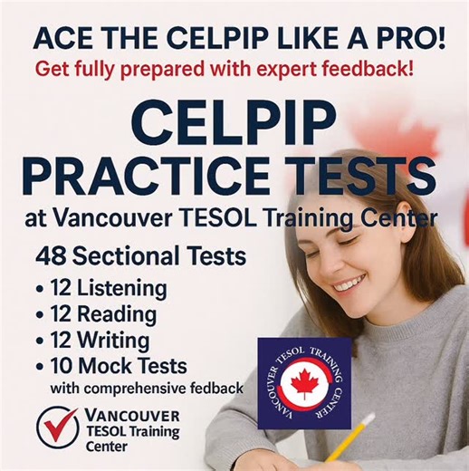 Vancouver TESOL Training Cente on Instagram: "#celpip"