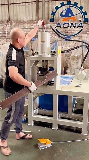 Angle Iron Notching & 90-Degree Bending Machine in Action 🔥#AngleIronBending #90DegreeBending