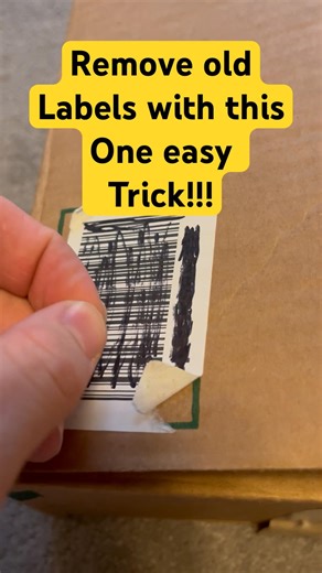 How to remove old shipping labels and price tags from boxes you’re reusing