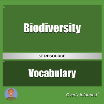 Biodiversity Vocabulary Worksheet