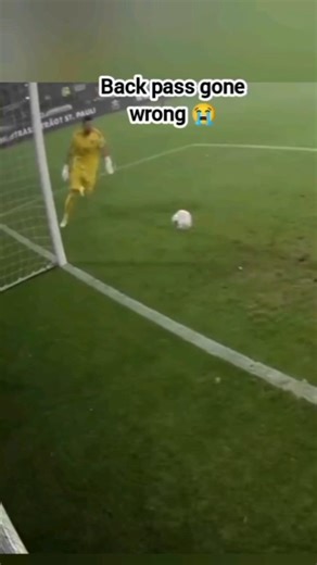 back pass gone wrong 😭