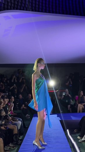 Walking the Runway for Pierre Cardin at Paris Fashion Week