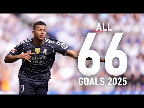 Kylian Mbappe all 66 goals in 2025 - 1080p60