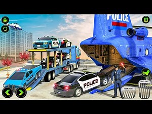 POLIZEI Auto Motorrad LKW Simulator - Police Cybertruck - Auto Kinder Spiel