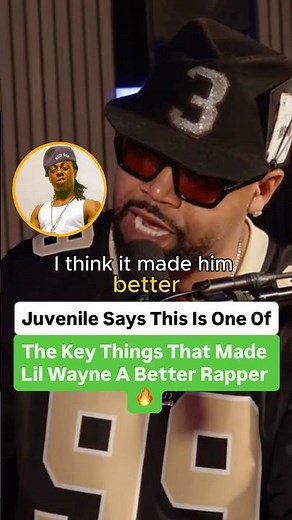 Juvenile Says This Is One Of The Key Things That Made Lil Wayne A Better Rapper 🔥