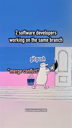 How developers resolve git conflicts 😁 #git #resolve #bugfixing #trending #python #webdevelopment