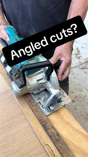 Sometimes it’s not about what you see… it’s about knowing why it’s being done 😤🚪 Here’s a clean angled cut using my setup — no fancy jig, just a custom plywood guide I made to keep everything straight and dialed in. Rotary saw, steady hand, and experience. When a floor is uneven, you can’t just cut the door straight across and hope for the best. You’ve gotta taper it — we’re talking subtle work… about 1/8” down to zero, sometimes up to 3/16”. That slight angle is what keeps the door from catch