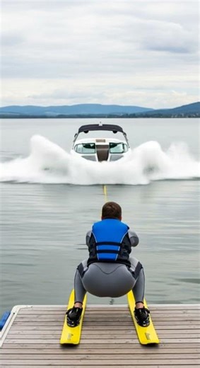 Very Dangerous Water Skiing. Oooops Watch this crazy wipeout #waterskiing #extremesports #fail