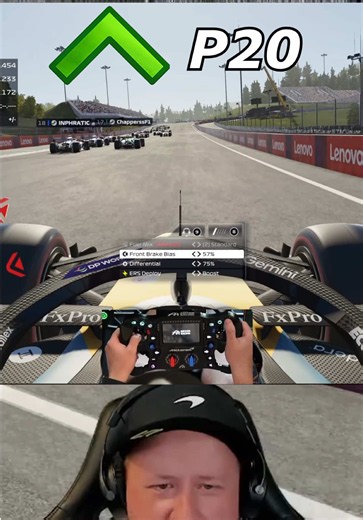 F1 26 regs are bringing back the overtakes in competitive league racing and I’m here for it 🔥 #CreatorSeries #F1game #F126