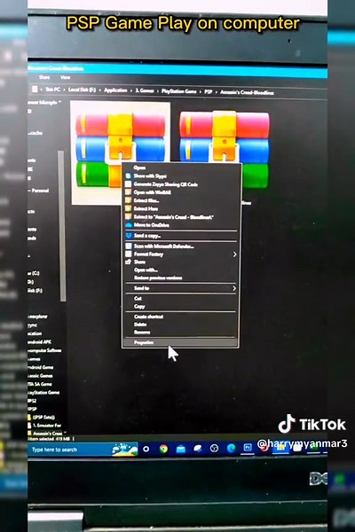 Computer မှာ PSP Game သွင်းနည်း လုပ်နိုင်မလား?