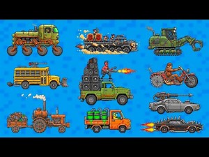 Pixel Wasteland Warriors! 20 Post-Apocalyptic Vehicles