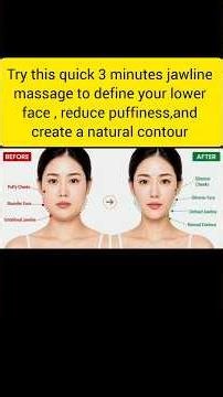 ✅😳Round Face & Chubby Cheeks? 3-Min Massage to Slim Face FAST #shorts
