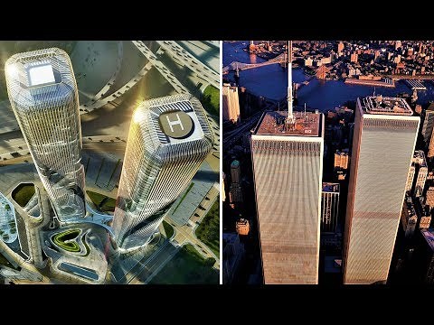 Twin Towers Being Built In China 2020