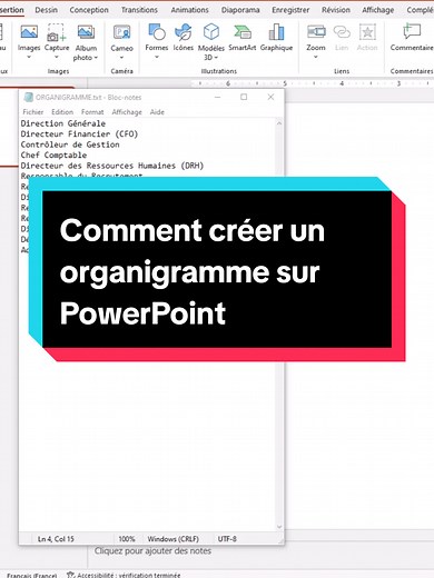 Créer un organigramme sur PowerPoint facilement