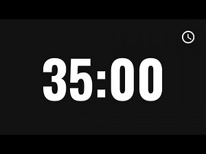 35 Minute Timer | Simple 2100 Second Timer