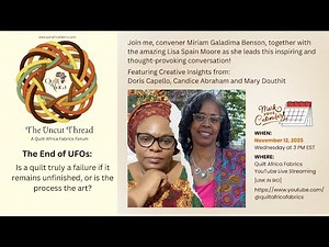 QUILTING THERAPY: Is an Unfinished Quilt (UFO) a FAILURE? | The Uncut Thread Forum