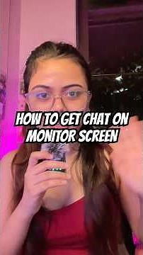 How to get CHAT on Monitor Screen #short #streamingtips