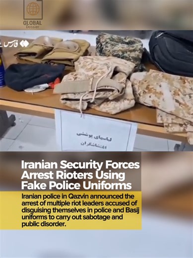 Iran Police Arrest Rioters Using Fake Uniforms