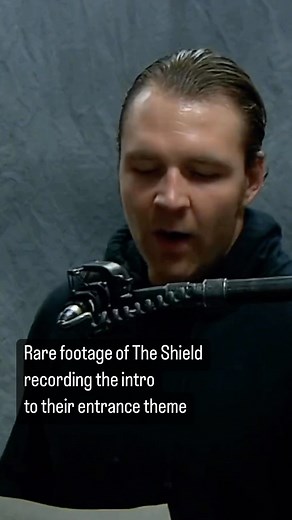 1.2K views · 10K reactions | WWE released rare footage of The Shield, Roman Reigns, Seth Rollins, Dean Ambrose (Jon Moxley) recoding the intro to their theme song. #WWE #TheShield | SEScoops | Facebook