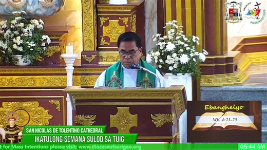 𝗛𝗢𝗠𝗜𝗟𝗬 | Thursday in the 3ʳᵈ Week in Ordinary Time Rev. Fr. Perfecto G. Ecat, DCS, JCL San Nicolas de Tolentino Cathedral Surigao City, Surigao del Norte Reflecting on today’s message: Embracing faith and finding hope in our daily lives. Join us as we explore God’s message in today’s homily. #homily #surigaodiocese #cuminfirmorpotenssum #dioscom #SynodalChurch | Surigao City San Nicolas de Tolentino Cathedral