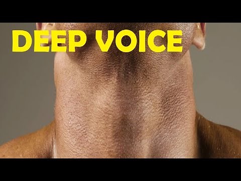 learn how to get a deeper voice with 2 exercises