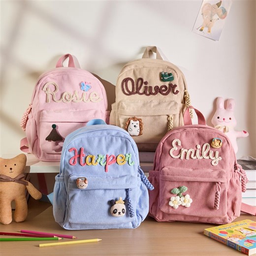 Custom Name School Bag, Personalized Mini Backpack, Kindergarten Bag, First Day of School, Toddler Gift - Etsy