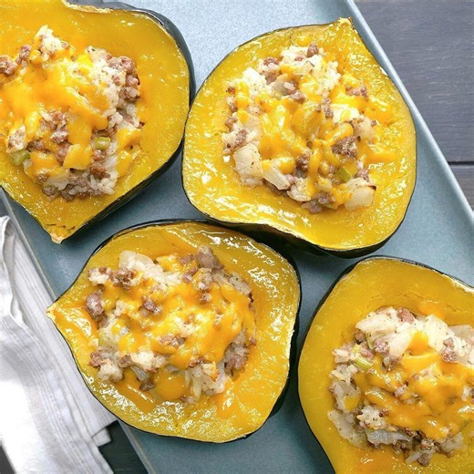 Stuffed acorn squash recipe