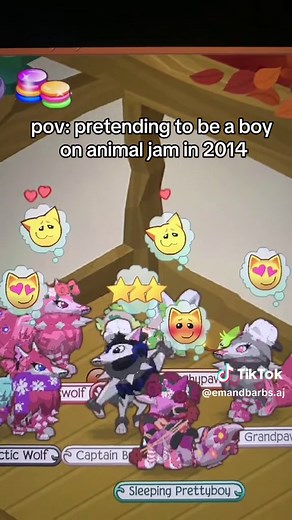 2014 Arctic Wolf behavior… #animaljam #animaljamclassic #aj #ajc #mrstealyogirl #rareaf