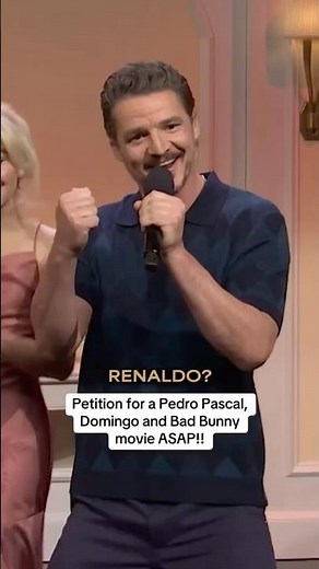 Petition for a Pedro Pascal, Domingo and Bad Bunny movie ASAP!!
