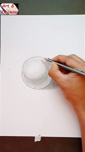 3D Sphere Drawing with Pencil | Light and Shadow Practice#sphere #art #drawingtutorial