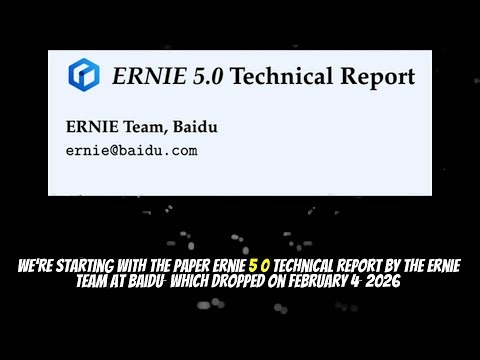 ERNIE 5.0 Technical Report (Feb 2026)