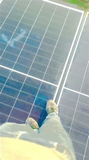 Solar panel install || #viral #viralvideo #shortvideo #shorts #youtubeshorts