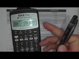 Question 8.3 - Calculating NPV vs IRR and Crossover Rate