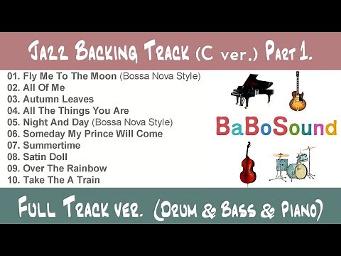 [Real Book] Jazz Backing Track (C ver.) Part 1