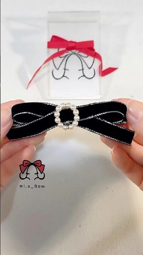 🎀「Diy hair bow tutorial」Very Easy🦋how to make a elegant bow out of ribbon no sew #diy #handmade